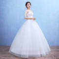 2021 Latest design lace wedding dress elegant sequined bridal dress